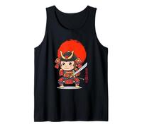 Chibi Monkey Samurai Full Armor Guerriero Giapponese Canotta