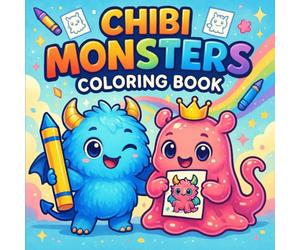 Chibi Monsters Coloring Book: 50 Cute and Creepy Chibi Monsters to Color - A Fun and Spooky Coloring Book for Kids, Teens, Adults, and Kawaii Art Fans ... Adorable Ghosts, Slimes, Dragons, and More