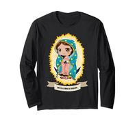 Chibi Our Lady Virgen De Guadalupe Saint Virgin Mary Maglia a Manica