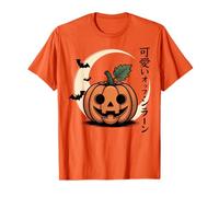 Chibi Pumpkin Kawaii - Carino Kawaii Jack-O'-Lantern Maglietta