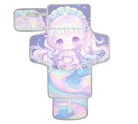 Chibi - Tappetino per fasciatoio, colorato, riutilizzabile, a forma di sirena, con tasca in tessuto, tappetino per fasciatoio, tappetino da viaggio per neonati, kit per cambio di pa?ales para Bebes