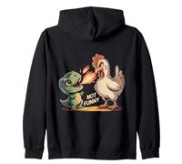 Chibi Trex Dino - Dinosauro di Pollo Tirannosauro Felpa con Cappuccio