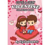 Chibi Valentine Coloring Book: 50 Adorable Romantic Couple Scenes for Teens & Adults: Wholesome Kawaii Chibi Art for Relaxation, Stress Relief, and Cozy Creative Evenings