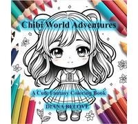 Chibi World Adventures: A Cute Fantasy Coloring Book