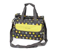 CHIC 4 BABY 415 42 - Borsa fasciatoio Comfort, colore: Verde limone, grigio