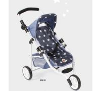 CHIC 612 51 PASSEGGINO JOGGINF BUGGY LOLA BLU CON STELLE