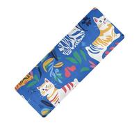 Chic American Cats Royal Blue stampato mens yoga mat spessore 1 mm per pavimento antiscivolo, con borsa per il trasporto tapete para ejercicio 180,3 x 66 cm
