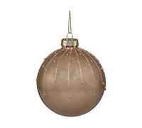 Chic Antique Palline di Natale in vetro anticato, con smalto, stile vintage, per albero di Natale, X-Mas 51787-20