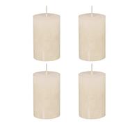 Chic Antique Set di 4 candele rustiche Macon, candele antiche, 100% paraffina, lunga durata (nude, 8 x 5 cm)
