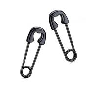 CHIC & ARTSY Orecchini unisex in argento Sterling 925 con spilla di sicurezza, solidarietà e pace, one szie, Argento sterling, Nessuna pietra preziosa