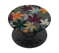 Chic Autunno Sfondo Senza Cuciture - Stile Autunno Moderno PopSockets PopGrip Adesivo