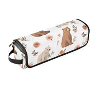 Chic Bears - Custodia da viaggio 2 in 1 per ferro arricciacapelli, con tappetino rimovibile resistente al calore e supporto da viaggio, per utensili caldi e accessori per la cura dei capelli
