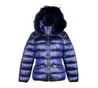 Chic Blue Yes Zee Jacket with Murmasky Fur - S