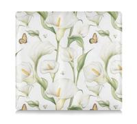Chic Calla Lily Flower White_ Pelle Assicurazione auto e porta tessera di immatricolazione Accessori Camion per Documenti, Carte, Licenza, chic Calla Lily fiore bianco_, 1 size