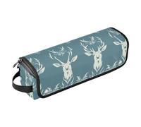 Chic Elk - Borsa da viaggio per strumenti per capelli, con cuscinetto resistente al calore, a doppio strato, per raddrizzatori, arricciacapelli, asciugacapelli da donna