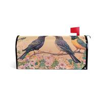 Chic Europeo Starling Birds Peach Decorative mailbox coperture magnetiche per San Valentino divertimento pasqua magnetica copre dimensioni standard Caja de correos