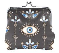 Chic Eye Borse e Borse in Pelle Caffè Scuro con Chiusura Bacio Ragazze Chic Eye Dark Brown UnITALLA Chic Eye Dark Brown UnITALLA Classic, Chic Eye Dark Brown, Taglia unica, Classic