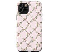 Chic Floral Heirloom Pastel Pink Cottagecore Roses Romantic Custodia per iPhone 11 Pro