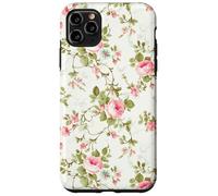 Chic Floral Heirloom Pastel Pink Cottagecore Roses Romantic Custodia per iPhone 11 Pro Max