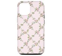 Chic Floral Heirloom Pastel Pink Cottagecore Roses Romantic Custodia per iPhone 12/12 Pro