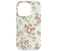 Chic Floral Heirloom Pastel Pink Cottagecore Roses Romantic Custodia per iPhone 14 Pro