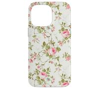 Chic Floral Heirloom Pastel Pink Cottagecore Roses Romantic Custodia per iPhone 14 Pro Max