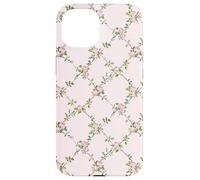 Chic Floral Heirloom Pastel Pink Cottagecore Roses Romantic Custodia per iPhone 15