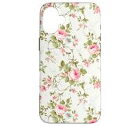 Chic Floral Heirloom Pastel Pink Cottagecore Roses Romantic Custodia per iPhone 16 Plus