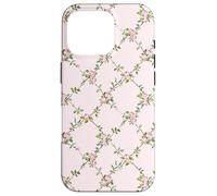 Chic Floral Heirloom Pastel Pink Cottagecore Roses Romantic Custodia per iPhone 16 Pro