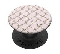 Chic Floral Heirloom Pastel Pink Cottagecore Roses Romantic PopSockets PopGrip Adesivo