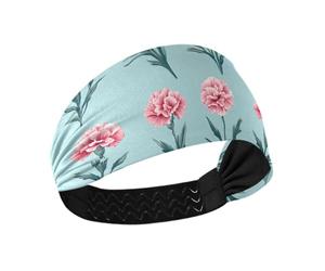 Chic Garofano Turchese Raffreddamento Donne Fasce Moda Elastici per capelli per le donne per lavare il viso Corsa Ciclismo Calcio Colorato Duchshund Cane Stelle