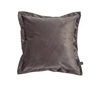 Chic Home PAOLO - Federa in velluto, 45 x 45 cm, beige pietra