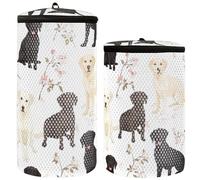 Chic Labrador Retriever Dog White Shoe Washing Bag For Washing Machine Sneakers Lavatrice Borsa Confezione da 2 Scarpe Sacchetto di Lavanderia Per Lavatrice Borsa Per Lavare le Scarpe In Lavatrice,