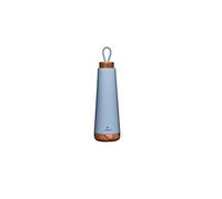 Chic Mic Bioloco Loop BE120 - Thermos in acciaio INOX, colore: Grigio-blu, capacità 500 ml, dimensioni: 7,5 x 7,5 x 28 cm