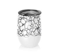 Chic.Mic Bioloco Office BEO131 - Tazza in acciaio INOX e plastica, 420 ml, coperchio con apertura per bere