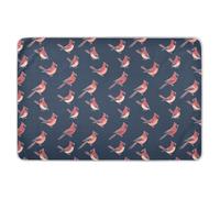 Chic Northern Birds - Materassino extra large riutilizzabile per lettino, altamente assorbente, per bambini, adulti, animali domestici, 132 x 86,4 cm (lunghezza x larghezza), colore: blu navy