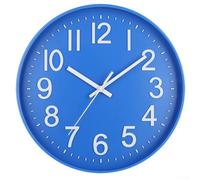 Chic - Orologio da parete con display trasparente, 30 cm, senza ticchettio, perfetto per varie stanze
