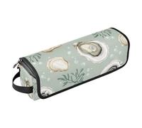 Chic Oyster - Borsa da viaggio per strumenti per capelli, colore verde salvia, con tappetino resistente al calore, impermeabile, organizer da viaggio per strumenti caldi, ferro arricciacapelli