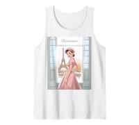 Chic Parigi Lady Torre Eiffel Parigi Francia Vintage Donne Canotta
