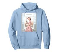 Chic Parigi Lady Torre Eiffel Parigi Francia Vintage Donne Felpa con Cappuccio
