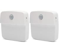 CHIC: punto luce 2 LED a pile con rilevatore di movimento (Confezione da 2)