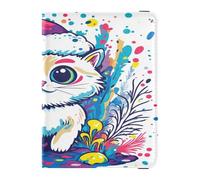 Chic Ragdoll - Porta carte di credito per auto in pelle con gatto Ragdoll, organizer per carta d'identità, patente di guida, chiavi di contatto, carte di contatto per uomini e donne, Colore 7, 1 size