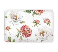 Chic Red Peonies - Tappetino per pannolini extra large riutilizzabile, impermeabile, traspirante, per bambini, 132 x 86,4 cm