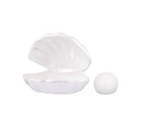 Chic Seashell Design Pearl Lamp for Bedside Lighting In White Color Perfect for Home Decor 1Pcs