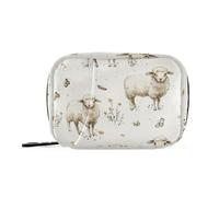 Chic Sheep - Borsa da viaggio con scomparti staccabili, organizer per pillole mensile per borsa