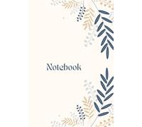 Chic & Simple Notebook: Elegant Lined Notebook with Stripes: 100 Pages of Lined Paper for Students, Journaling, and Notes