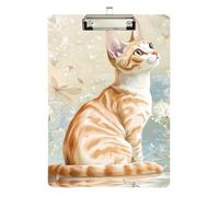 Chic Singapura Cats A River Appunti Trasparente Impermeabile per Calcio Softball Coaching Dimensioni 9 x 12
