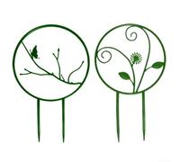 Chic - Supporto rotondo per piante, 6 pezzi, per esporre flora rampicante, ottima aggiunta alla decorazione della casa