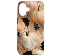 Chic Zucche pastello Glam Halloween Autunno Custodia per iPhone 16