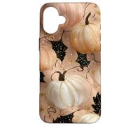 Chic Zucche pastello Glam Halloween Autunno Custodia per iPhone 16 Plus